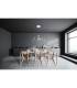 Festos Dimmable LED Pendant Ceiling Light Satin Nickel 3000K-5