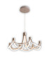 Festos Dimmable LED Pendant Ceiling Light Satin Nickel 3000K-10