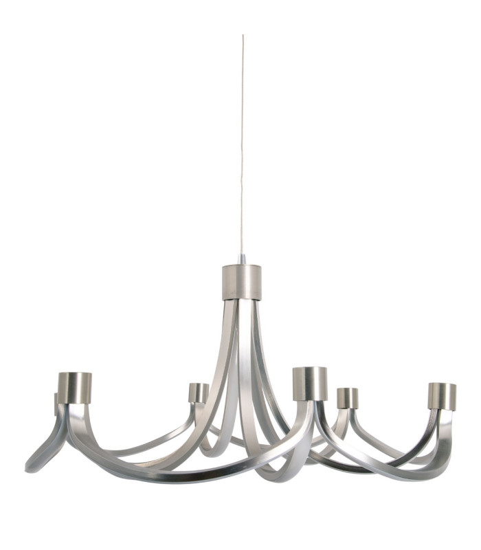 Festos Dimmable LED Pendant Ceiling Light Satin Nickel 3000K-14