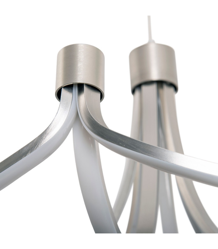Festos Dimmable LED Pendant Ceiling Light Satin Nickel 3000K-16