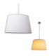 Bologna Cylindrical Pendant Ceiling Light Beige 1xE27 Steel Rose-5