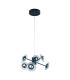Discus Dimmable LED Pendant Ceiling Light Black 3000K-1