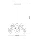 Discus Dimmable LED Pendant Ceiling Light Black 3000K-3