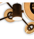 Discus Dimmable LED Pendant Ceiling Light Black 3000K-11