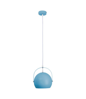 Colorado Dome Pendant Ceiling Light Blue 1xE27-1