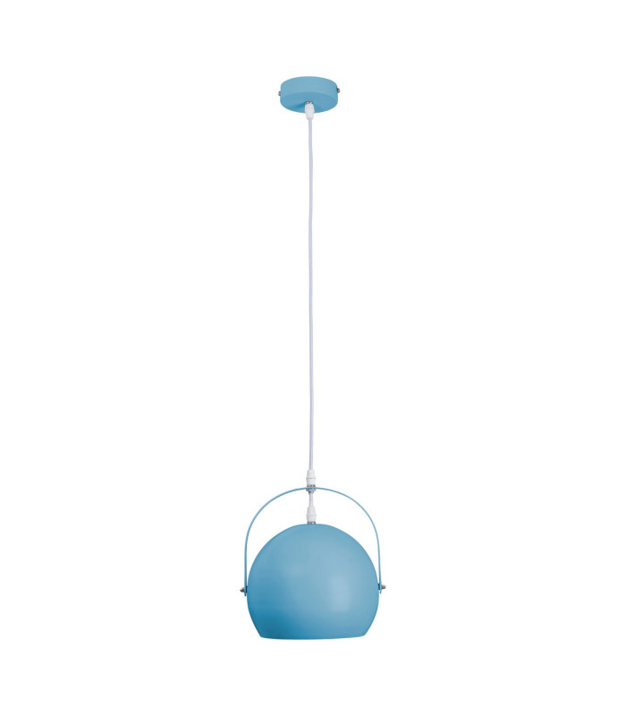 Colorado Dome Pendant Ceiling Light Blue 1xE27-1