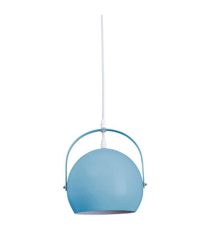 Colorado Dome Pendant Ceiling Light Blue 1xE27-4
