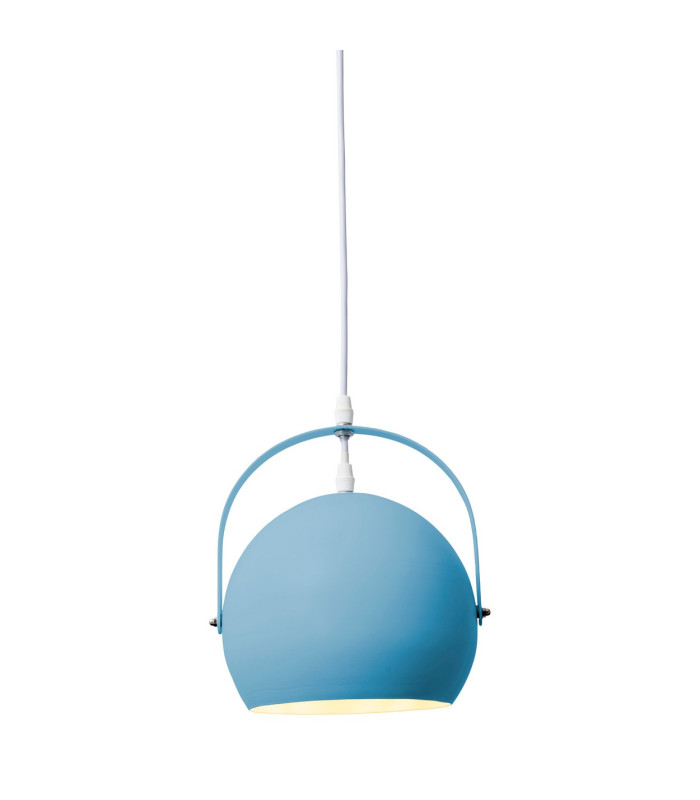 Colorado Dome Pendant Ceiling Light Blue 1xE27-5
