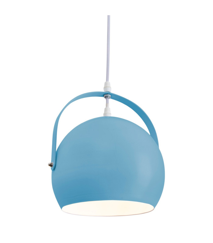 Colorado Dome Pendant Ceiling Light Blue 1xE27-8