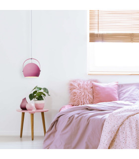 Colorado Dome Pendant Ceiling Light Pink-2