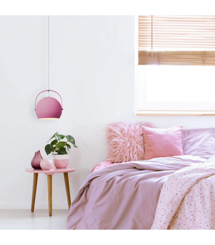 Colorado Dome Pendant Ceiling Light Pink-2
