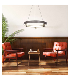 Tristan Dimmable LED Pendant Ceiling Light Steel-Blank 3000K-2
