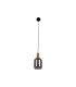 Fumo Slim Pendant Ceiling Light Black 1xE27-1