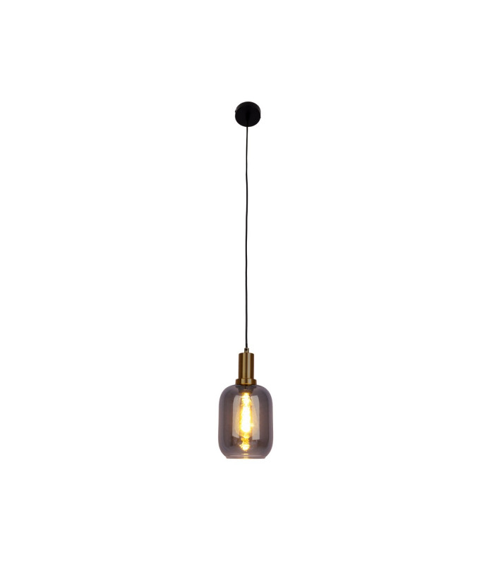 Fumo Slim Pendant Ceiling Light Black 1xE27-5