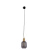 Fumo Slim Pendant Ceiling Light Black 1xE27-6