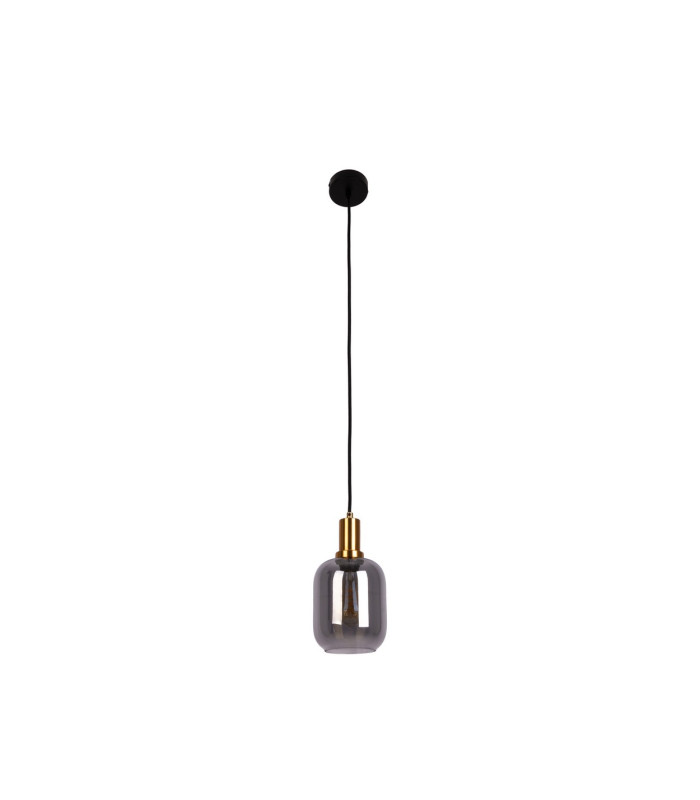 Fumo Slim Pendant Ceiling Light Black 1xE27-7