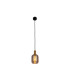 Fumo Slim Pendant Ceiling Light Black 1xE27-8