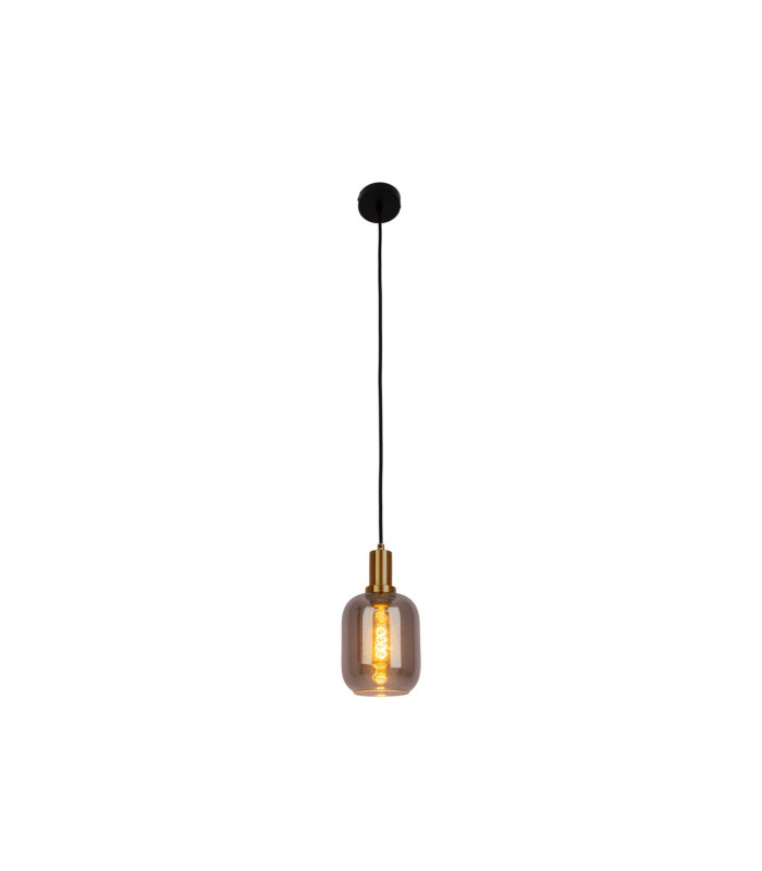 Fumo Slim Pendant Ceiling Light Black 1xE27-8