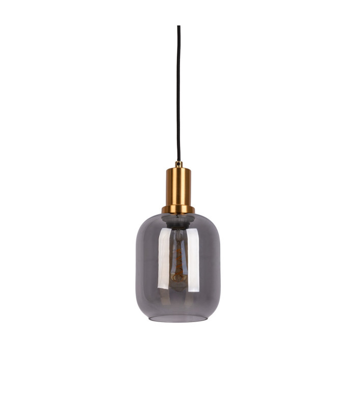 Fumo Slim Pendant Ceiling Light Black 1xE27-9