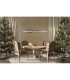 Nova Dimmable LED Triple Pendant Ceiling Light Chrome 3000K-2