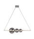 Nova Dimmable LED Triple Pendant Ceiling Light Chrome 3000K-6