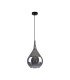 Gota 25cm Dome Pendant Ceiling Light Black 1xE27-1