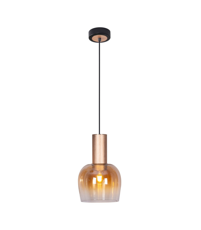 Funda Dome Pendant Ceiling Light Brass 1xE27-4