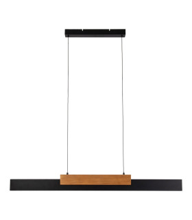 Wiebke Dimmable LED Bar Pendant Ceiling Light Brown 3000K-1