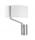 1 Light Indoor Wall Lamp Satin Nickel, E27 - 1