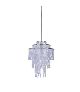 Lina Pendant Ceiling Light Clear/Transparent 1xE27-1