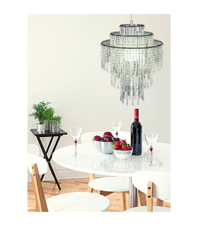 Lina Pendant Ceiling Light Clear/Transparent 1xE27-2