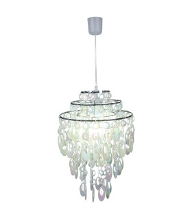 Lina Pendant Ceiling Light White 1xE27-1