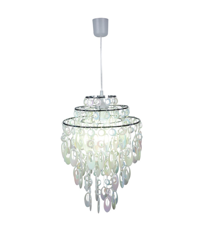 Lina Pendant Ceiling Light White 1xE27-1