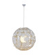 Flowery Meadow Spherical Pendant Ceiling Light White 1xE27-1