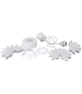 Lotus Spherical Pendant Ceiling Light White-1