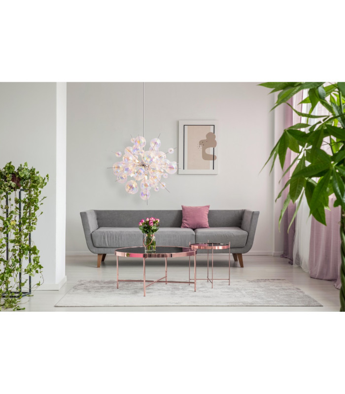 Explosion 65cm Spherical Pendant Ceiling Light Iridescent 10xG9-4