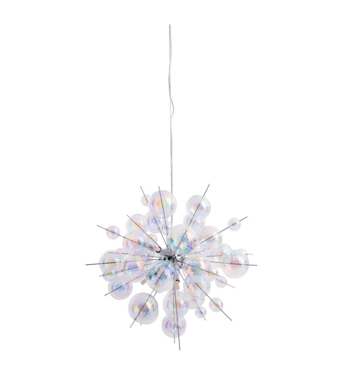 Explosion 65cm Spherical Pendant Ceiling Light Iridescent 10xG9-10