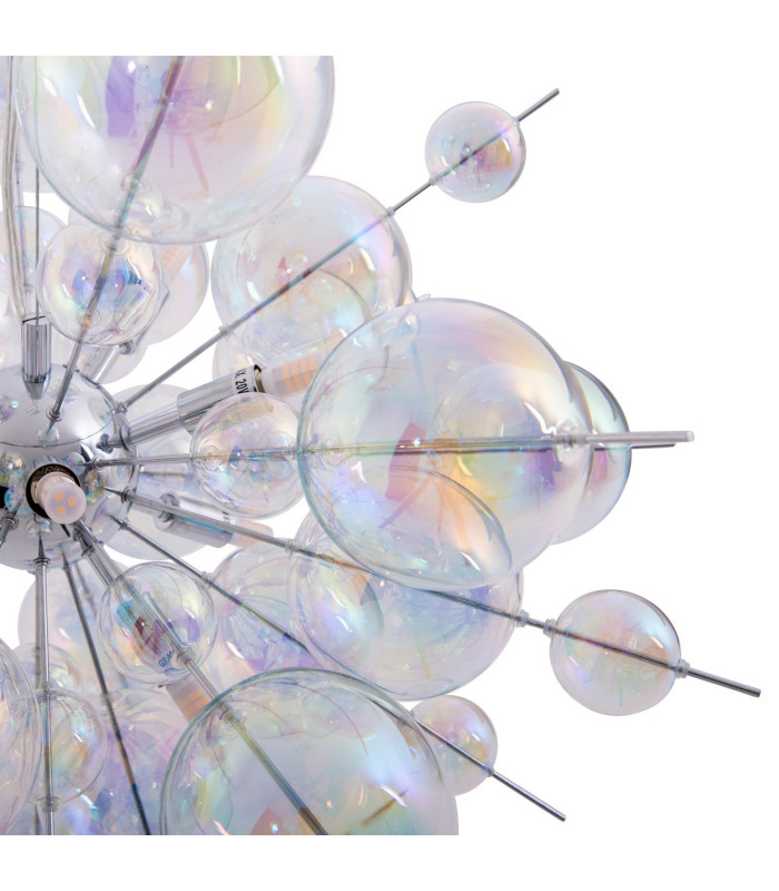 Explosion 65cm Spherical Pendant Ceiling Light Iridescent 10xG9-12