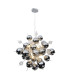 Explosion 65cm Spherical Pendant Ceiling Light Chrome 10xG9-7
