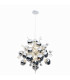 Explosion 65cm Spherical Pendant Ceiling Light Chrome 10xG9-9