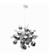 Explosion 65cm Spherical Pendant Ceiling Light Chrome 10xG9-12
