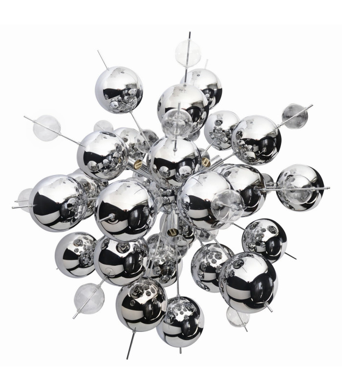 Explosion 65cm Spherical Pendant Ceiling Light Chrome 10xG9-13