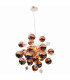 Explosion 65cm Spherical Pendant Ceiling Light Copper 10xG9-4