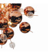 Explosion 65cm Spherical Pendant Ceiling Light Copper 10xG9-5