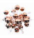 Explosion 65cm Spherical Pendant Ceiling Light Copper 10xG9-7