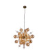 Explosion 65cm Spherical Pendant Ceiling Light Amber 10xG9-5