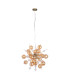 Explosion 65cm Spherical Pendant Ceiling Light Amber 10xG9-6