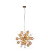Explosion 65cm Spherical Pendant Ceiling Light Amber 10xG9-7