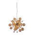 Explosion 65cm Spherical Pendant Ceiling Light Amber 10xG9-9
