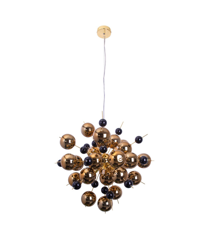 Explosion 65cm Spherical Pendant Ceiling Light Gold 10xG9-1